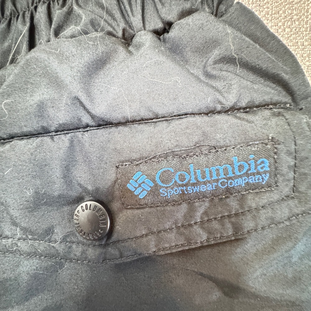 Columbia Youth Black Insulated Snow Pants SY8200 Size 14/16 L Kids Winter Gear